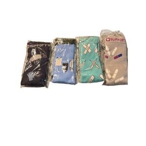 4 Pairs of Copper Compression Socks SzL/XL